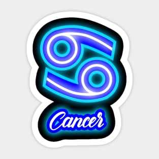 cancer zodiac logo Sticker